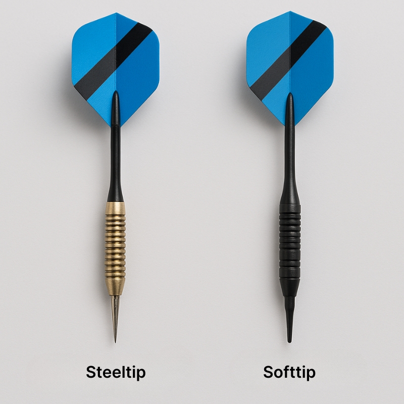 Steeltip vs softtip: Wat is het verschil?