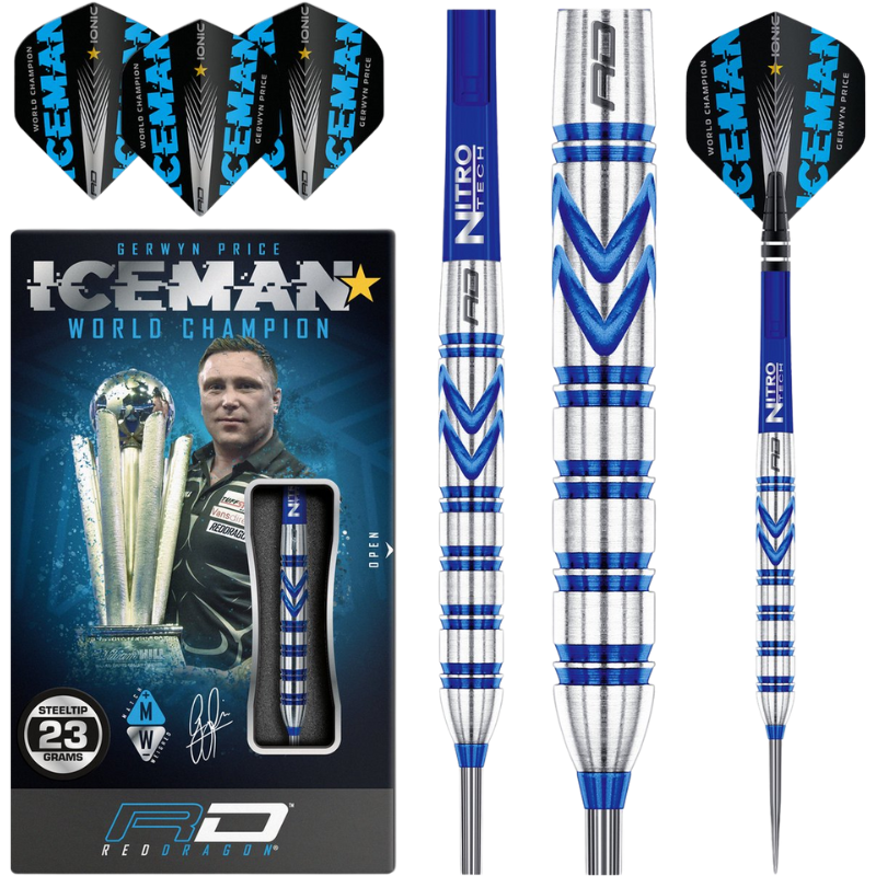 Red Dragon Gerwyn Price 90% Blue Originals - Review - Dartpijlen | Dartplein