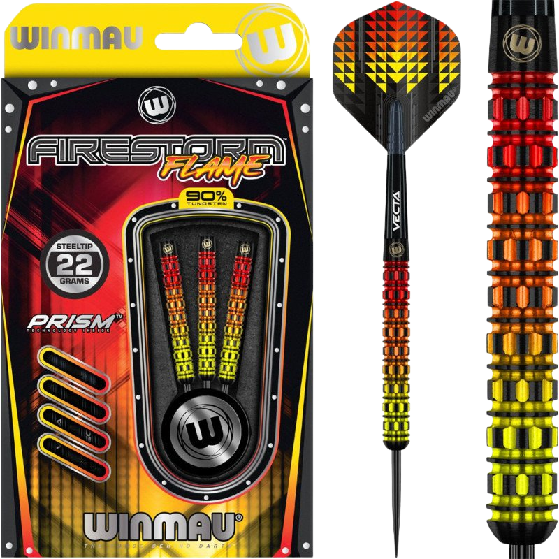 Winmau Firestorm Flame straight - Review | Dartplein