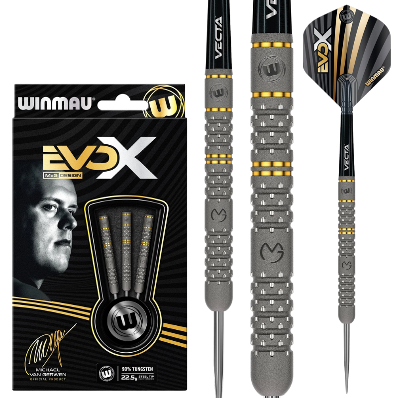 Winmau Michael van Gerwen EVO-X 90% - Dartpijlen | Dartplein